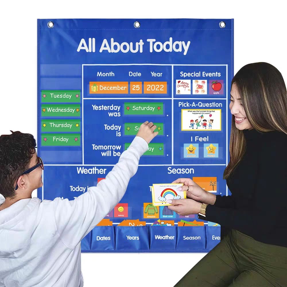 All About Today Pocket Chart Calendar